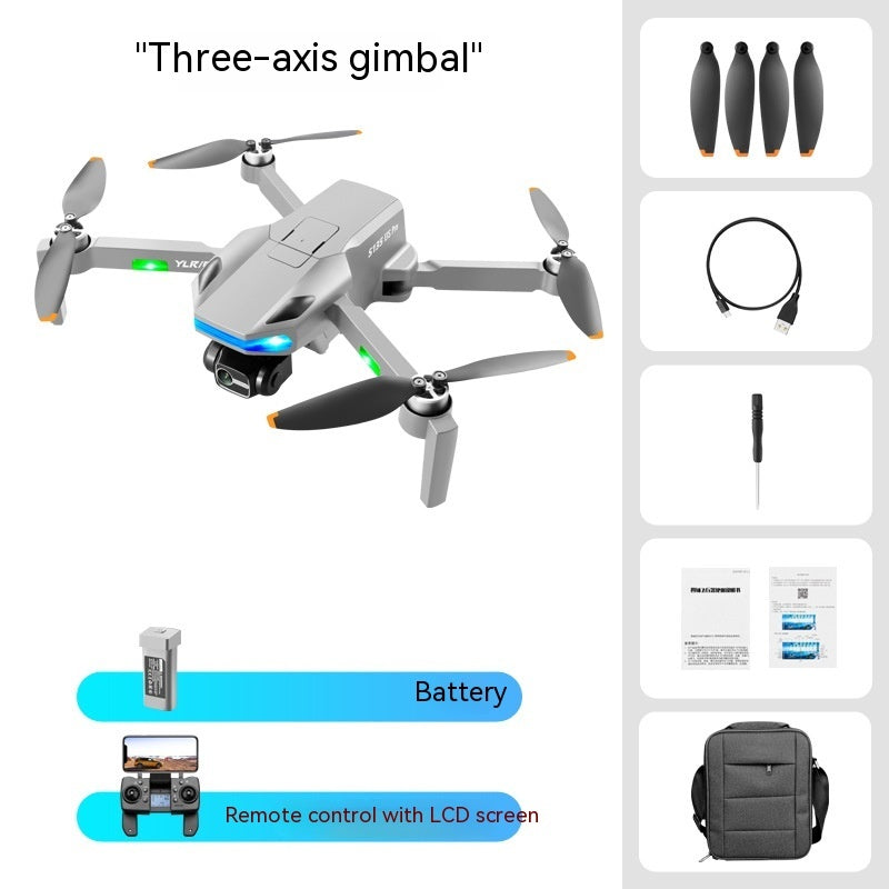 Folding UAV Three-axis Stable PTZ Anti-shake HD - lotsofthingshere