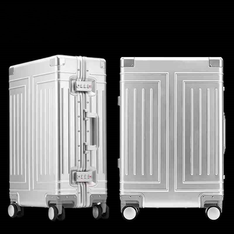 High End All Aluminum Magnesium Alloy Pull Rod Universal Wheel Luggage Compartment - lotsofthingshere