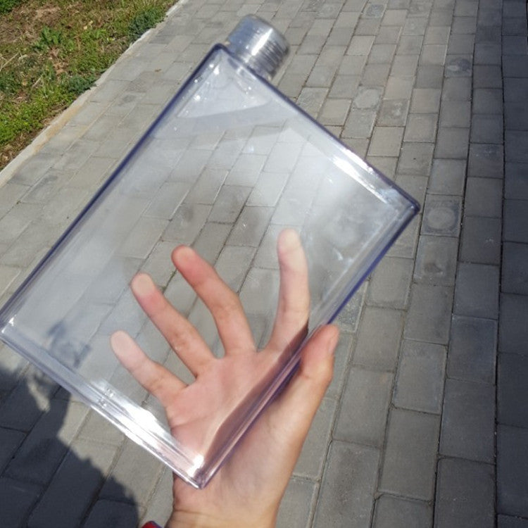 Fall-Proof And Leak-Proof Flat Sports Bottle Plastic Water Bottle - lotsofthingshere