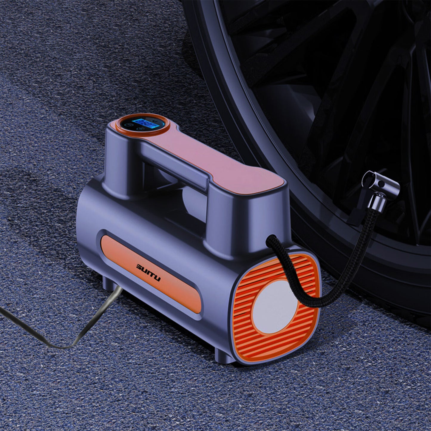 Tire Inflator 12V DC Portable Compressor Electric DC Auto Tire Pumps For Car Tires - lotsofthingshere