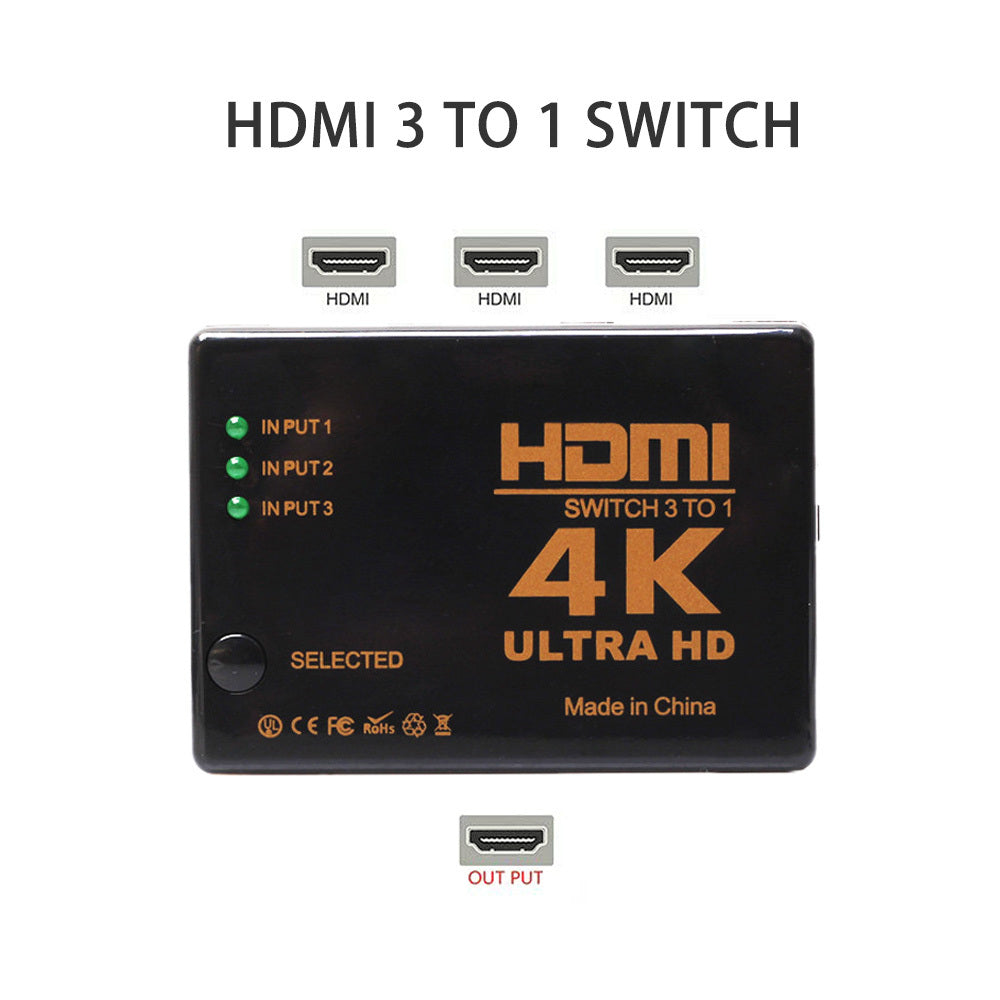 HD Video Switcher With Three Inputs And One Output - lotsofthingshere