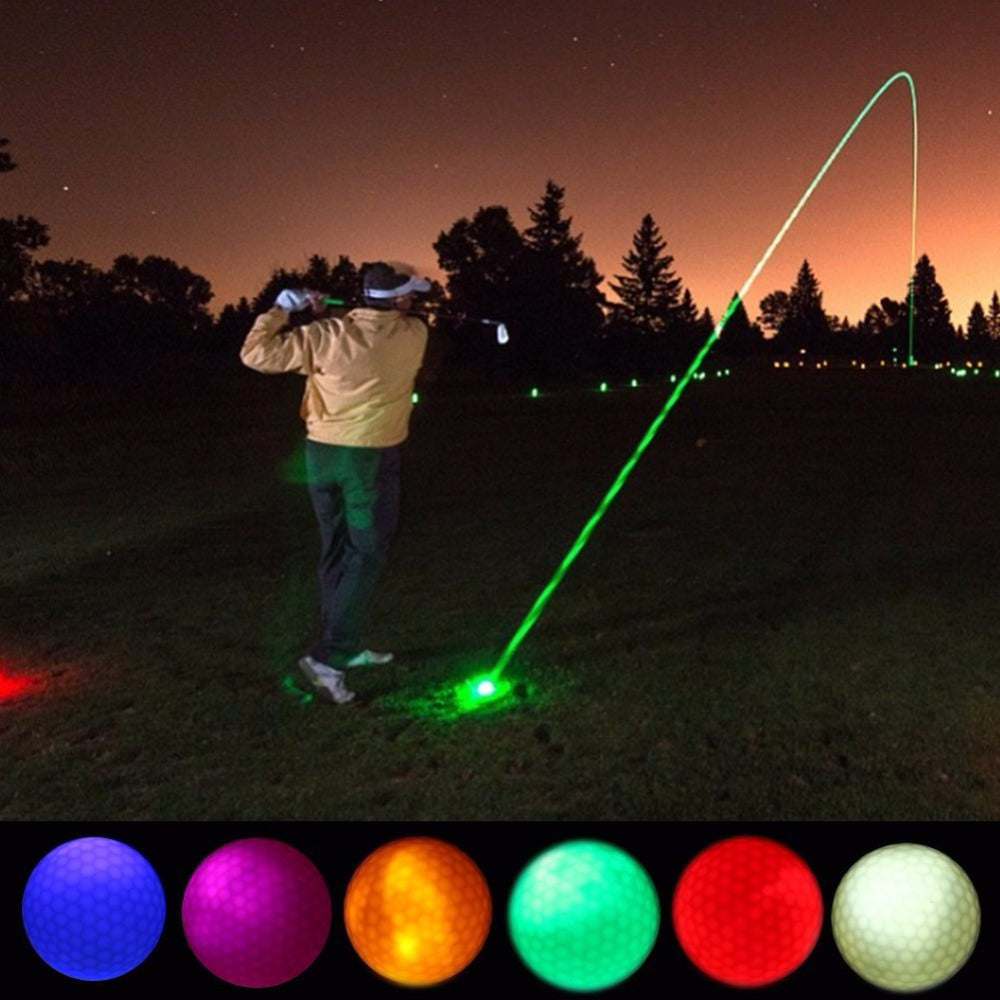 Led Golf Ball Flashing Ball Golf Supplies - lotsofthingshere