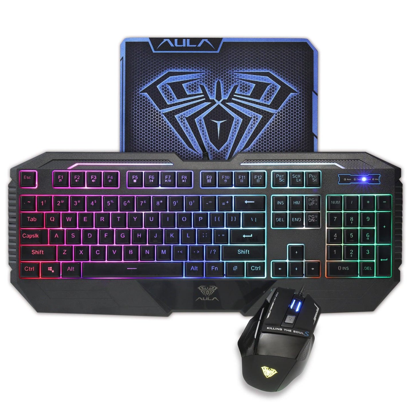 Backlit keyboard and mouse set - lotsofthingshere