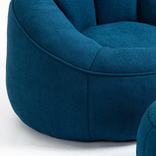 Bedding Bean Bag Sofa Chair High Pressure Foam Bean Bag Chair Material With Padded Foam Padding Compressed Bean Bag With Footrest - lotsofthingshere