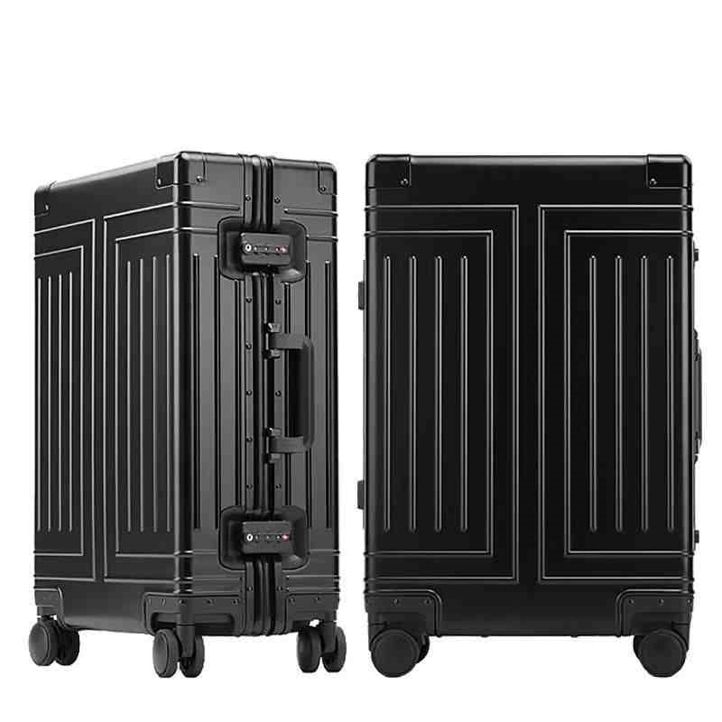 High End All Aluminum Magnesium Alloy Pull Rod Universal Wheel Luggage Compartment - lotsofthingshere