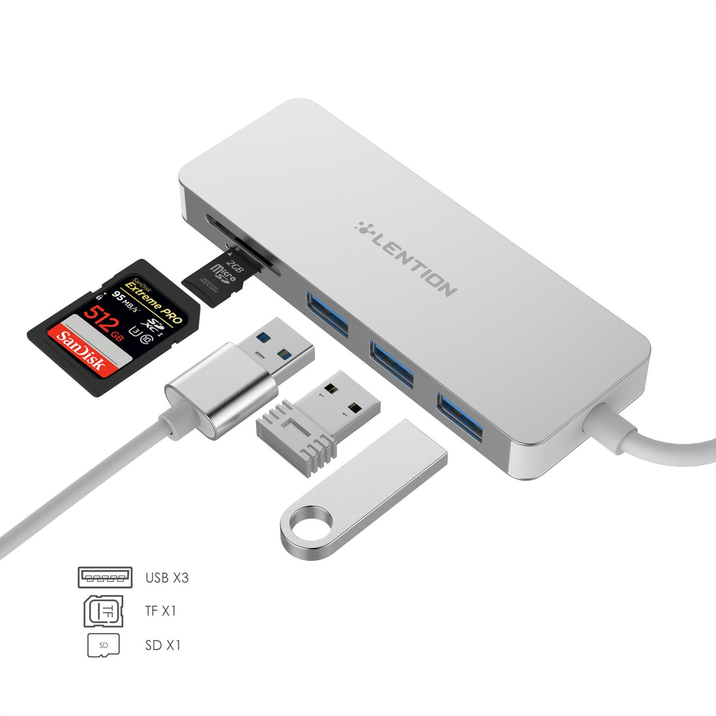 Usb3.0 HUB multi-function card reader - lotsofthingshere