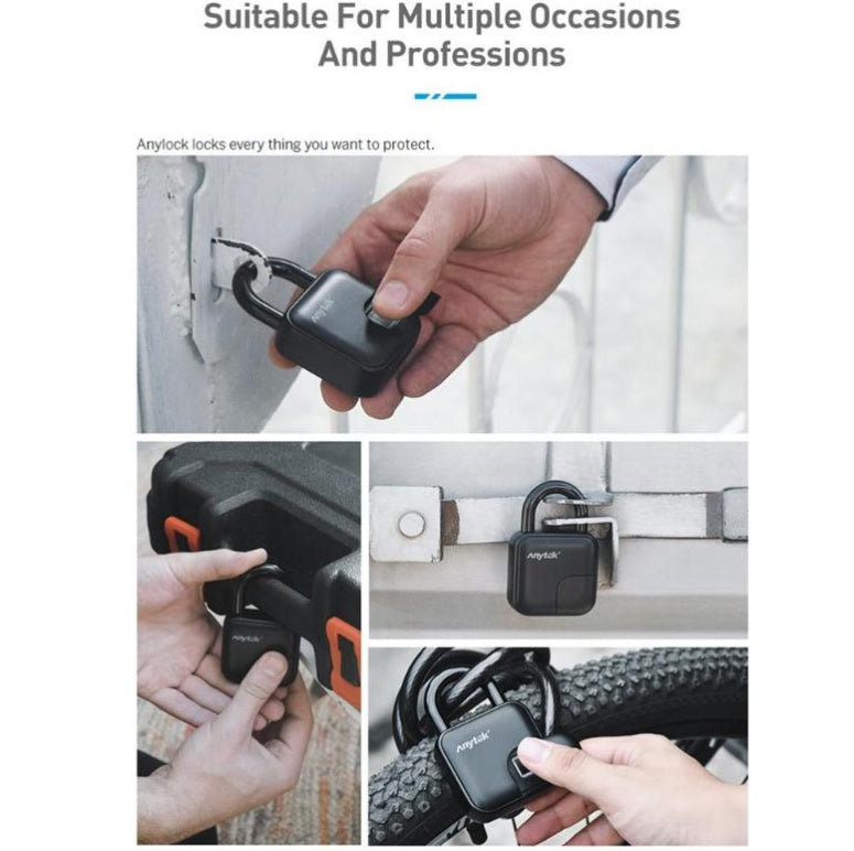 Smart Lock Waterproof L3 Fingerprint Padlock - lotsofthingshere
