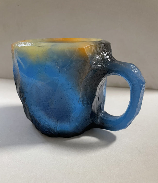400ml Resin Mineral Crystal Coffee Mugs With Handles Elegant Fake Mineral Crystal Cup For Workplace Home Decor Christmas Gift Kitchen Gadgets - lotsofthingshere