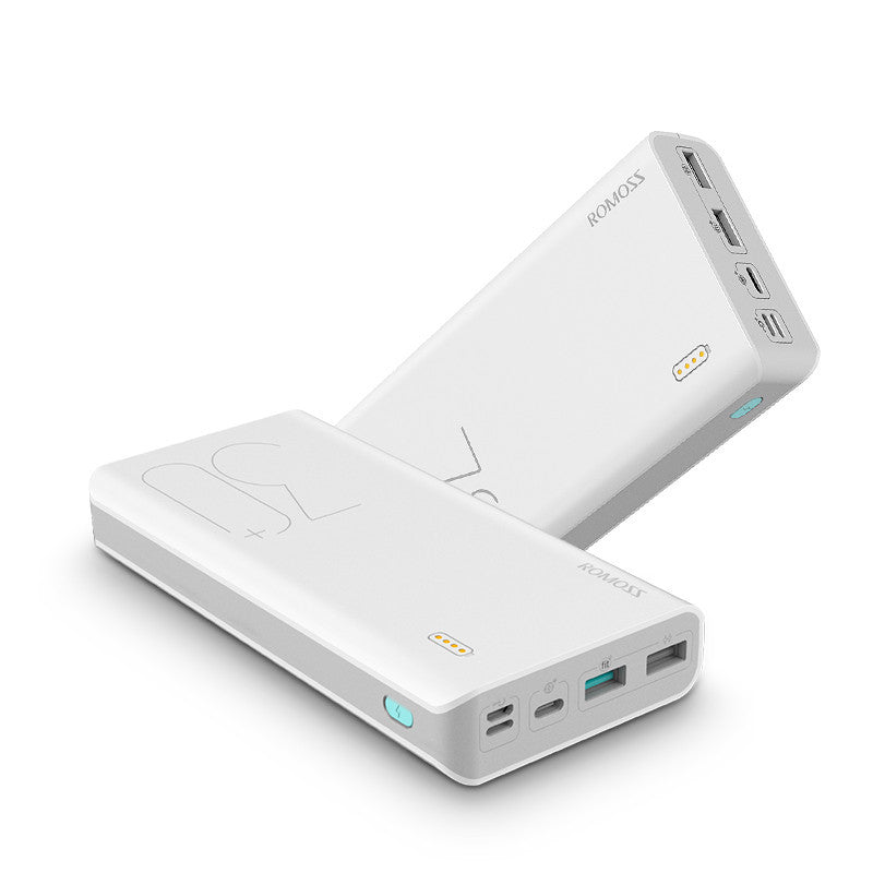 30000mAh ROMOSS Sense 8+ Power Bank Portable External Battery With QC Two-way Fast Charging Portable Charger For Phones Tablet - lotsofthingshere