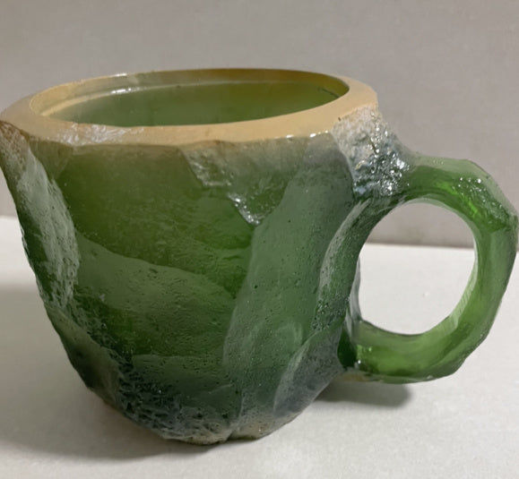 400ml Resin Mineral Crystal Coffee Mugs With Handles Elegant Fake Mineral Crystal Cup For Workplace Home Decor Christmas Gift Kitchen Gadgets - lotsofthingshere