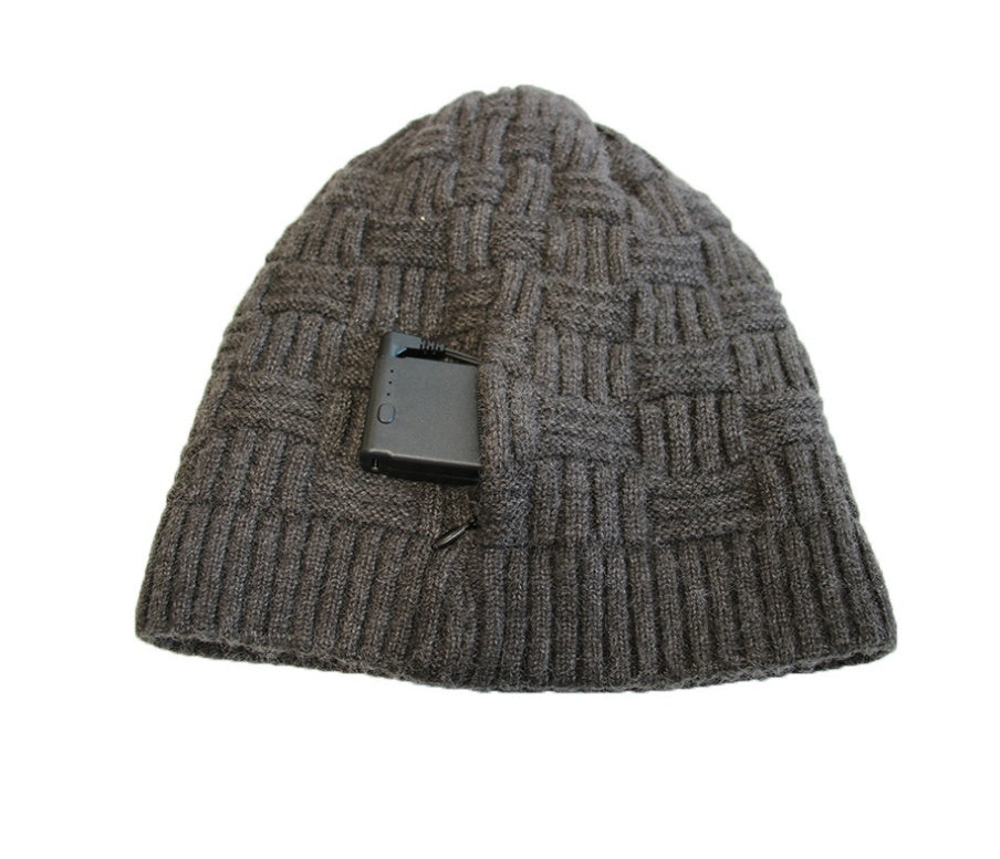 Unisex Fleece Hat Winter Warm Hat USB Rechargeable Electric Heating Hat For Outdoor Climbing Riding Fishing Hiking Accessory - lotsofthingshere
