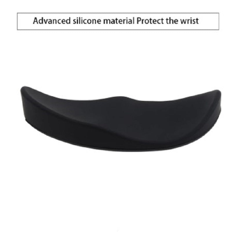 Ergonomic Mouse Wrist Rest Mouse Pads Silicon Gel Non-Slip Streamline Wrist Rest Support Mat Computer Mouse Pad For Office Gaming PC Accessories - lotsofthingshere