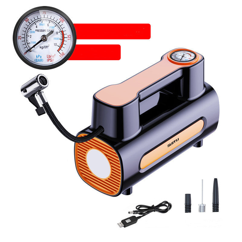 Tire Inflator 12V DC Portable Compressor Electric DC Auto Tire Pumps For Car Tires - lotsofthingshere