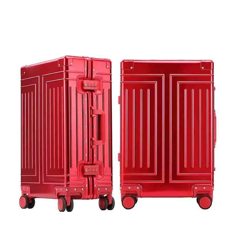 High End All Aluminum Magnesium Alloy Pull Rod Universal Wheel Luggage Compartment - lotsofthingshere