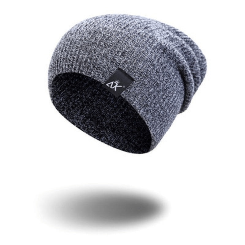Unisex Fashionable Knitted Beanie, Winter Wool Elastic Hat For Outdoor Cycling, Camping, Travel Winter Beanie Hat Acrylic Knit Hats For Men Women - lotsofthingshere