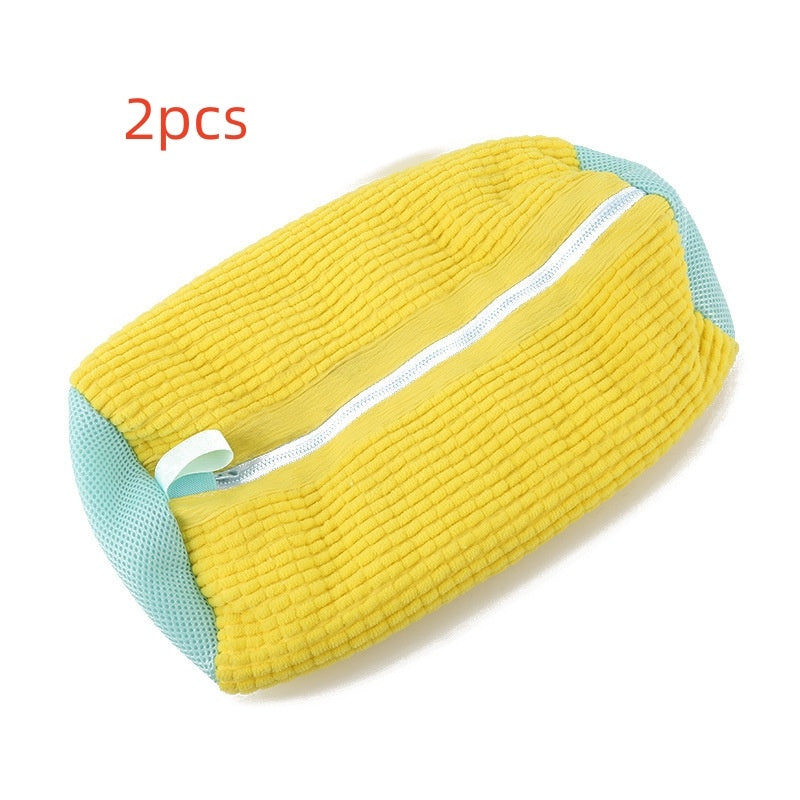 Shoes Laundry Bag Shoe Wash Bag For Washing Machine Reusable Zipper Shoe Washing Bag Sneaker Tennis Shoe Cleaner Kit Remove Dirt - lotsofthingshere