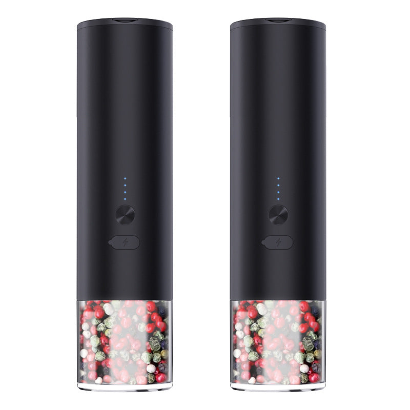 Electric Food Corn Soybean Salt And Pepper Grinder Mill Machine Rechargeable Electric Pepper And Salt Grinder Set With LED Kitchen Gadgets - lotsofthingshere