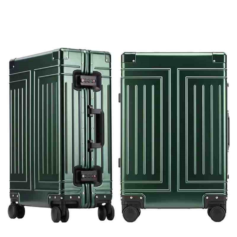 High End All Aluminum Magnesium Alloy Pull Rod Universal Wheel Luggage Compartment - lotsofthingshere