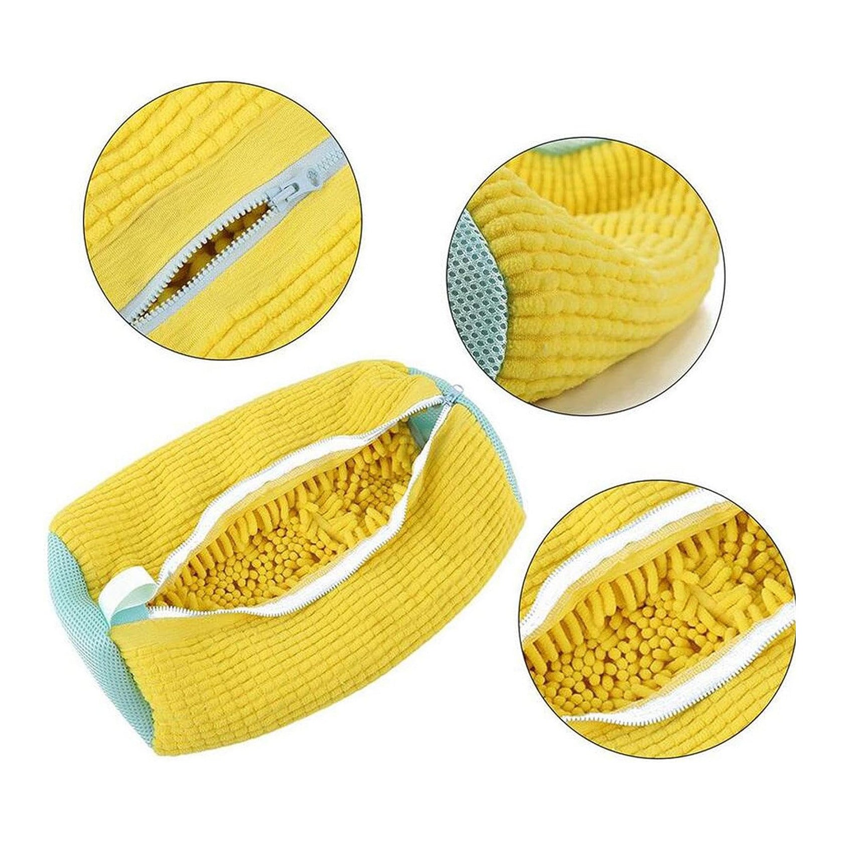 Shoes Laundry Bag Shoe Wash Bag For Washing Machine Reusable Zipper Shoe Washing Bag Sneaker Tennis Shoe Cleaner Kit Remove Dirt - lotsofthingshere