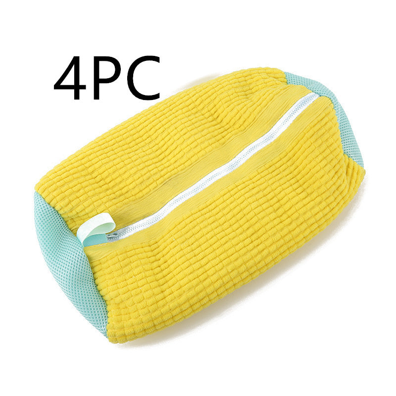 Shoes Laundry Bag Shoe Wash Bag For Washing Machine Reusable Zipper Shoe Washing Bag Sneaker Tennis Shoe Cleaner Kit Remove Dirt - lotsofthingshere