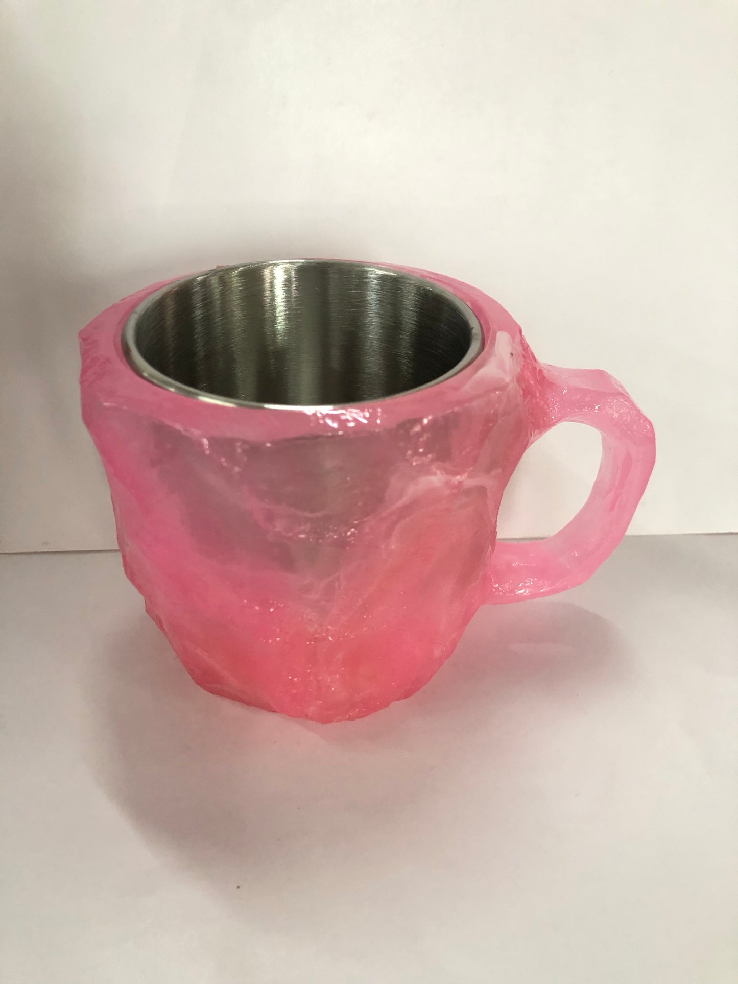 400ml Resin Mineral Crystal Coffee Mugs With Handles Elegant Fake Mineral Crystal Cup For Workplace Home Decor Christmas Gift Kitchen Gadgets - lotsofthingshere