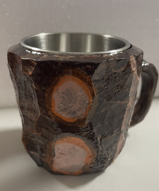 400ml Resin Mineral Crystal Coffee Mugs With Handles Elegant Fake Mineral Crystal Cup For Workplace Home Decor Christmas Gift Kitchen Gadgets - lotsofthingshere