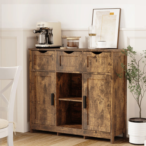 Storage Cabinets,Wooden Floor Cabinet,with Drawers And Shelves Storage Cabinets,Accent Cabinet For Living Room,Bedroom,Bathroom Furniture Home Decor - lotsofthingshere
