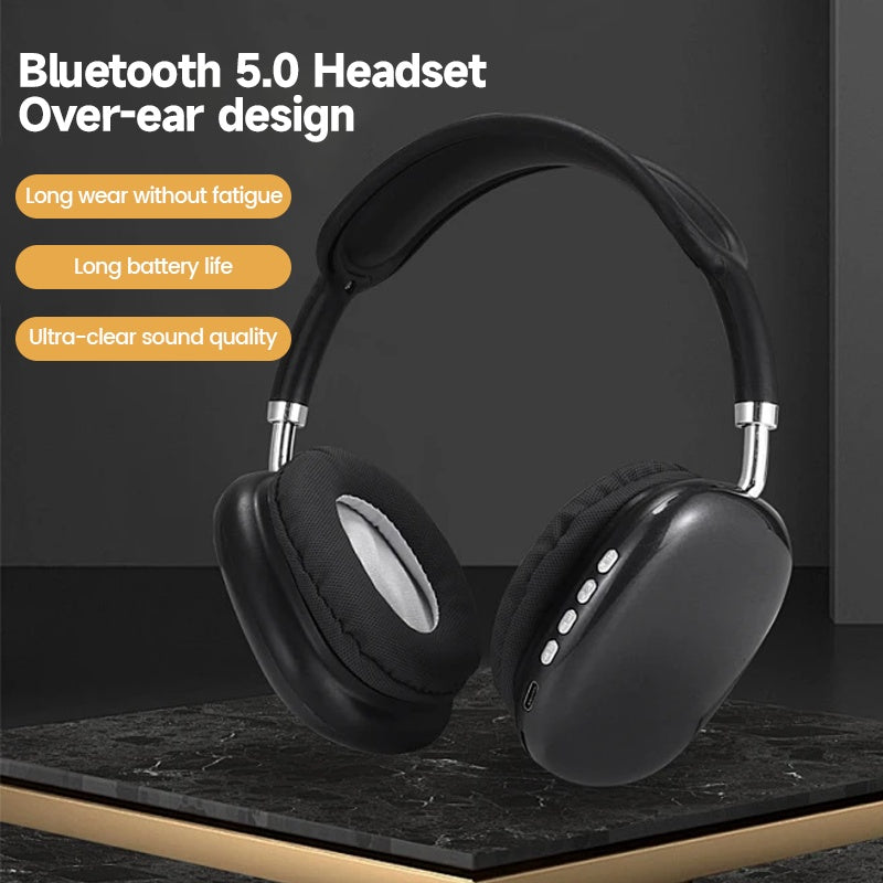 P9 Wireless Bluetooth Headset Outdoor Sports Gaming Wireless Headphones With Mic Noise Cancelling Earbuds Bluetooth Earphones - lotsofthingshere
