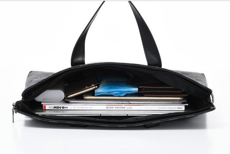 Atmospheric Plaid Business Handbag Horizontal Shoulder Messenger - lotsofthingshere
