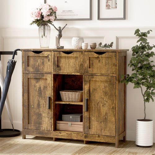 Storage Cabinets,Wooden Floor Cabinet,with Drawers And Shelves Storage Cabinets,Accent Cabinet For Living Room,Bedroom,Bathroom Furniture Home Decor - lotsofthingshere