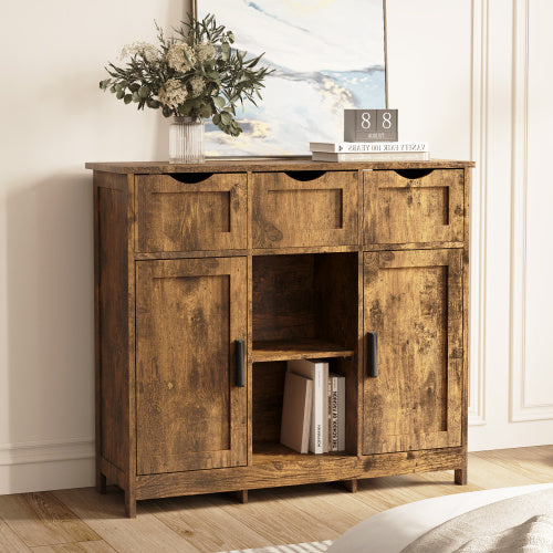 Storage Cabinets,Wooden Floor Cabinet,with Drawers And Shelves Storage Cabinets,Accent Cabinet For Living Room,Bedroom,Bathroom Furniture Home Decor - lotsofthingshere