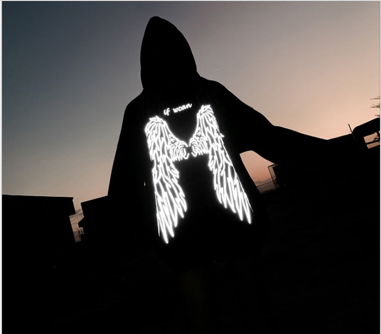 Reflective wings sweatshirt