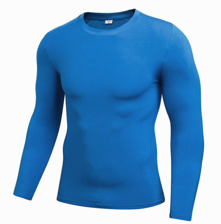 Men's Blank Long Sleeve Compression Top - lotsofthingshere