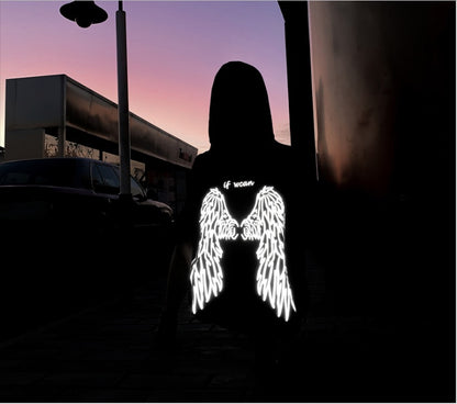 Reflective wings sweatshirt