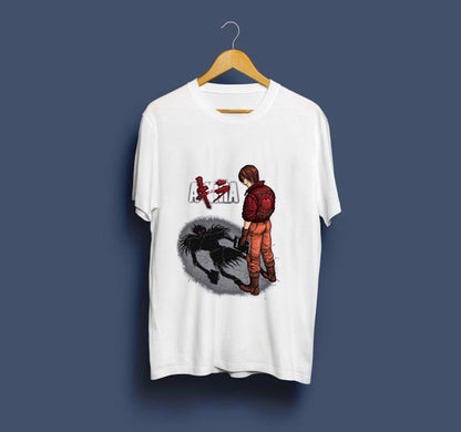 Neo Tokyo Awesome Guys T Shirt Man New Akira The Capsule T-Shirt Japan Anime Custom Tee Company T-shirts For Men