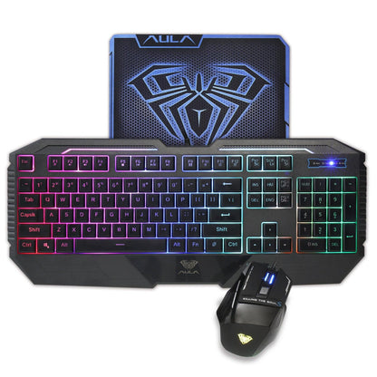 Backlit keyboard and mouse set - lotsofthingshere