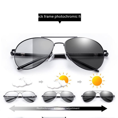 209 Polarized Sunglasses Color Changing Day And Night Dual-purpose Sunglasses Aviator Sunglasses Glasses For Driving