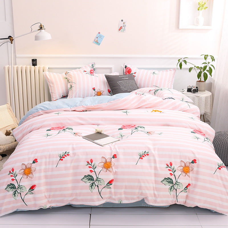 Four piece bed sheet set