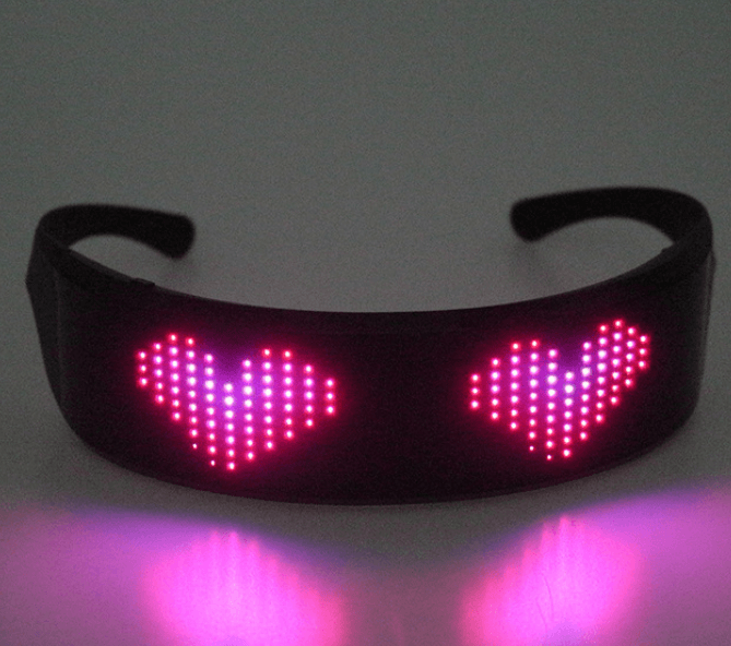 LED display glasses for dj music party - lotsofthingshere