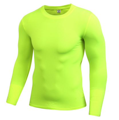 Men's Blank Long Sleeve Compression Top - lotsofthingshere