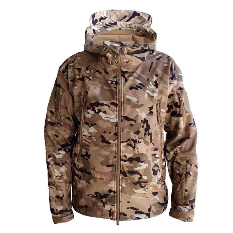 Men's Outdoor Tactics Fleece Shell Jacket Camouflage