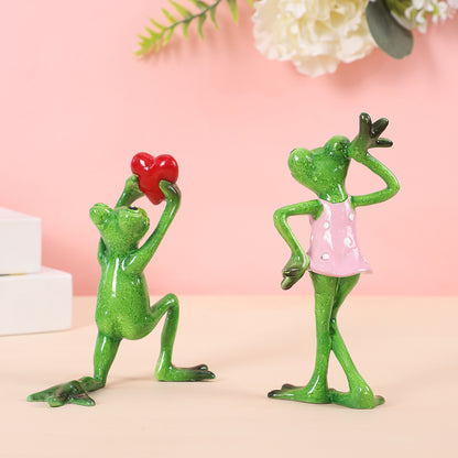Funny Frog Confession Resin Decorations