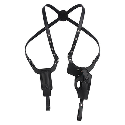 Cross-border Underarm Concealed Quick-draw Holster Outdoor Tactical Pistol Pouch Type 92 Genuine Leather Holster Prop Gun Holster