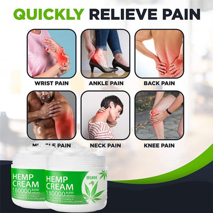 Adults Use Hemp Leaf Cream To Relieve Shoulder, Waist And Knee Soreness