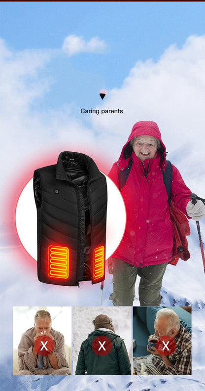 Warm And Heated Vest - lotsofthingshere