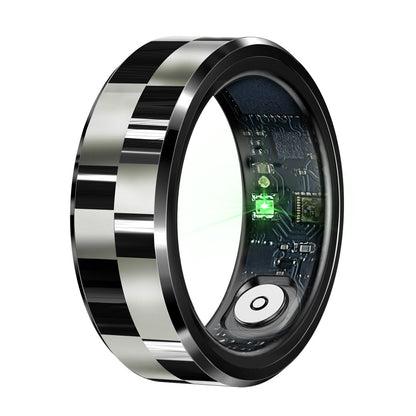 R9 Smart Ring With Charging Bin Heart Rate Blood Pressure Blood Oxygen Sleep Health Monitoring