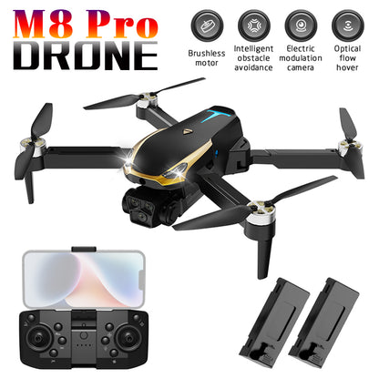 M8 Pro Drone Quadcopter Remote Control Handle Four Axis HD 6K Photography UAV Altitude Fixation Helicopter Toys