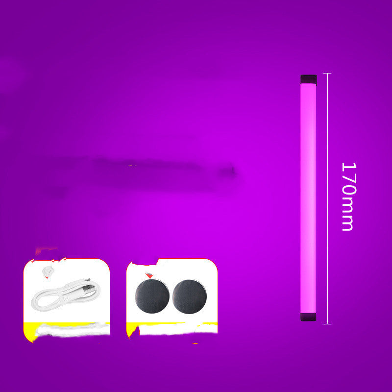 Fill Light Photo Led Night Light Dormitory Blue Purple Rechargeable Tube Stick - lotsofthingshere