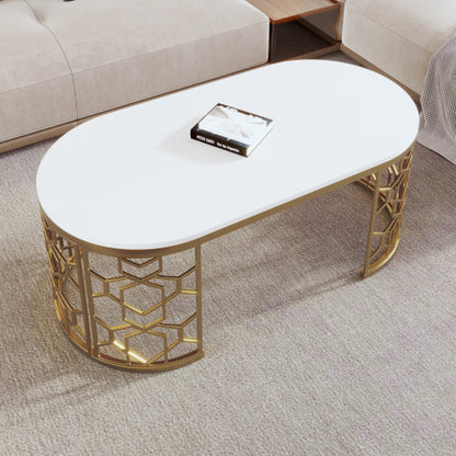 Oval Shaped Coffee Table