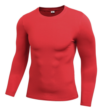 Men's Blank Long Sleeve Compression Top - lotsofthingshere